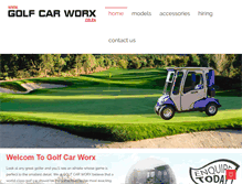 Tablet Screenshot of golfcarworx.co.za